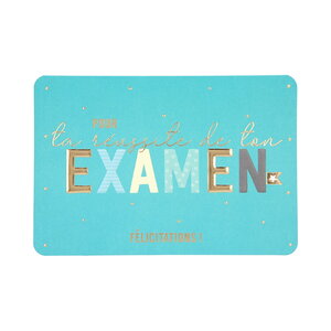 Carte de voeux - félicitations - pour ta réussite de ton examen