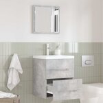 vidaXL Cabinet de salle de bain 41 x 38.5 x 48 cm Bois d'ingénierie
