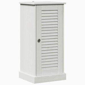 vidaXL Armoire de salle de bain avec porte VIGO Blanc et Blanc Antique