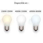 Tube néon led t8 60cm 7w haut rendement garantie 5 ans - blanc froid 6000k - 8000k - silamp