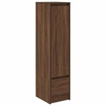 vidaXL Buffet haut chêne marron 29 5x34x119 5 cm bois d'ingénierie