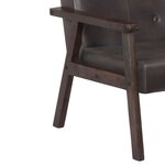 vidaXL Fauteuil gris cuir véritable