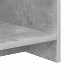 vidaXL Meuble TV Gris béton 102 x 35 x 45 cm Bois d'ingénierie