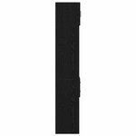 vidaXL Armoire de rangement 2 Pièces Chêne noir 30 x 42 5 x 225 cm