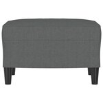 vidaXL Repose-pied Gris foncé 60x50x41 cm Tissu