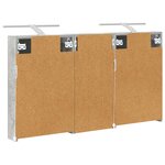 vidaXL Ensemble de Meubles de Salle de Bain 3 Pièces 110 x 10 5 x 60 5 cm