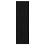 vidaXL Supports de Plante 2 Pièces Chêne Noir 25x25x80 cm Bois Ingénierie