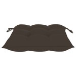vidaXL Ensemble à manger d'extérieur pliable 5Pièces avec coussins Bambou