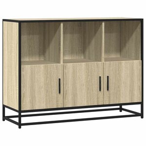 vidaXL Buffet chêne sonoma 100x35x76 cm bois d'ingénierie