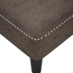 vidaXL Fauteuil long et coussin/accoudoir droit gris foncé similicuir