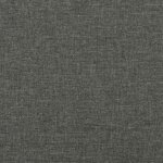 vidaXL Cadre de lit sans matelas gris foncé 140x190 cm tissu
