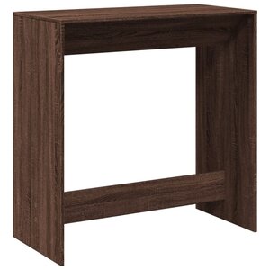vidaXL Table de bar chêne marron 102x50x103 5 cm bois d'ingénierie