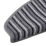 vidaXL Tapis d'escalier auto-adhésifs 15 Pièces Gris 65 x 21 x 4 cm