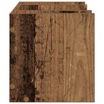 vidaXL Organisateur de Bureau Chêne Ancien 44.5x24x25 cm Bois Techniques