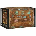 vidaXL Boîte de Rangement 80 x 50 x 50 cm Bois de récupération