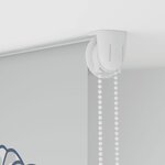 vidaXL Store enrouleur de douche 100x240 cm largeur du tissu 96 cm