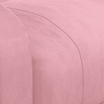vidaXL Fauteuil inclinable Rose Velours