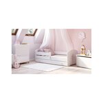 Lit enfant LUK BAR + gigogne  160x80 Danseuse avec matelas