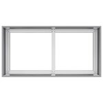 vidaXL Jardinière 80x40x40 cm acier galvanisé