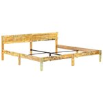 vidaXL Cadre de lit sans matelas Bois de récupération massif 200x200cm
