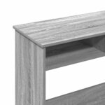 vidaXL Bureau sonoma gris 80x40x75 cm bois d'ingénierie