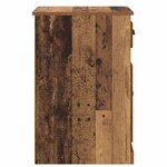 vidaXL Meuble d'appoint Bois ancien 40 x 50 x 75 cm Bois d'ingénierie