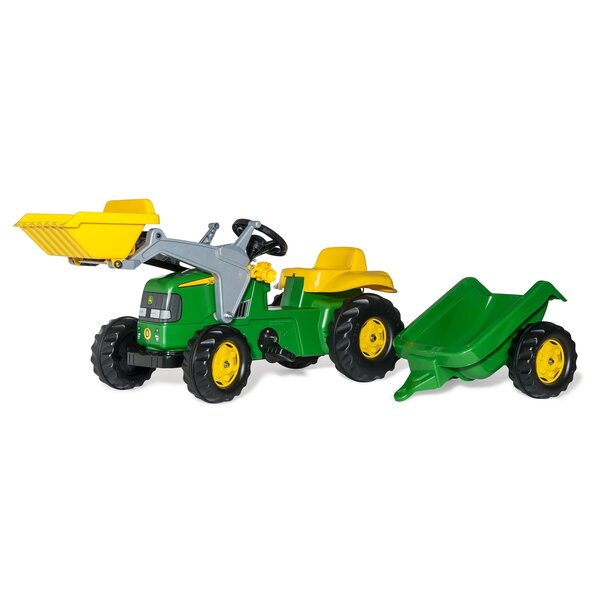 Rolly Toys 023110 - rollyKid John Deere pell Lader avec remorque