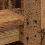 vidaXL Bureau Bois Ancien 122 x 67 x 145 cm Bois d'ingénierie