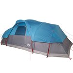 vidaXL Tente à dôme 11 personnes bleu imperméable