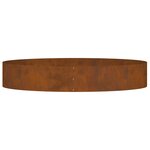 vidaXL Jardinières de jardin 5 Pièces 120x120x20 cm en acier corten