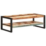vidaXL Table basse 120x60x40 cm Bois de récupération solide