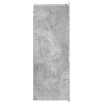 vidaXL Armoire Murale Gris béton 33 x 34 5 x 94 cm Bois d'ingénierie