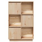 vidaXL Buffet haut 74x35x117 cm Bois massif de pin