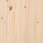 vidaXL Cadre de lit avec tête de lit Naturel 90 x 200 cm Pin massif