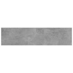 vidaXL Panneaux de bibliothèque 4 Pièces gris béton bois d’ingénierie