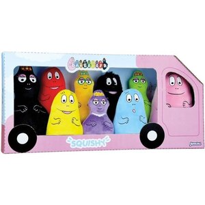 Coffret 9 peluches Barbapapa - Barbapapa  Barbamama et leurs 7 enfants - 15 cm