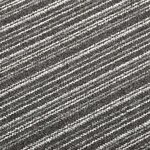 vidaXL Tapis 20 Pièces Anthracite rayé 50 x 50 cm 100  Polypropylène