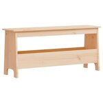 vidaXL Banc d'entrée 100x28x45 cm bois de pin massif