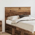 vidaXL Tête de lit Bois Ancien 120 cm Bois d'ingénierie
