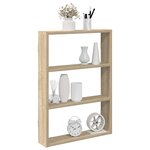 vidaXL Étagère murale chêne sonoma 43x9x60 cm bois d'ingénierie