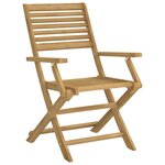vidaXL Ensemble à manger de jardin 9 Pièces bois d'acacia solide