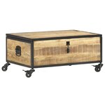 vidaXL Table basse 70x50x33 cm Bois de manguier massif