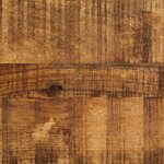 vidaXL Meuble TV 100x34x46 cm bois massif de manguier brut