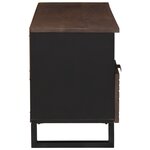 vidaXL Meuble TV 100x33.5x46 cm Bois massif Mangou&bois d'ingénierie
