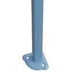 vidaXL Tente pliable avec 3 parois 3 x 4 5 m Crème