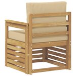 vidaXL 2 Pièce Ensemble de canapés d'extérieur Polyester