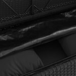 vidaXL Banc de jardin avec coussins noir résine tressée