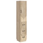 vidaXL Ensemble de Meubles 2 Pièces Chêne Sonoma 33 x 34 5 x 87 cm