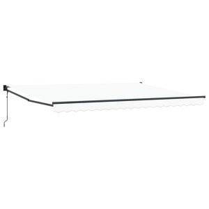 vidaXL Auvent Blanc 450 x 300 x 165 cm Polyester et métal