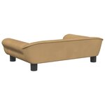 vidaXL Canapé pour enfants marron 70x45x26 cm velours